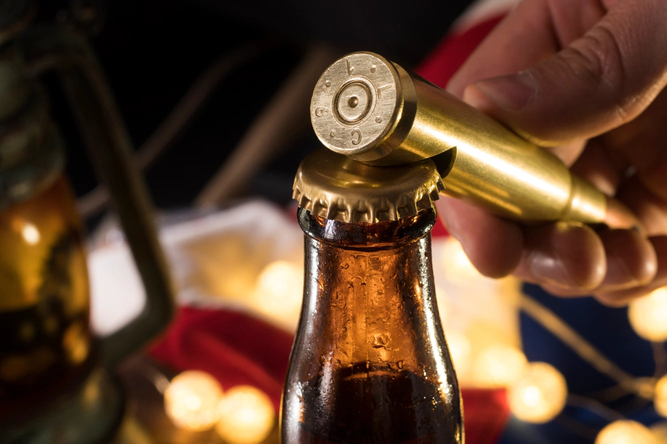 50 Caliber Real Bullet Brass Bottle Opener