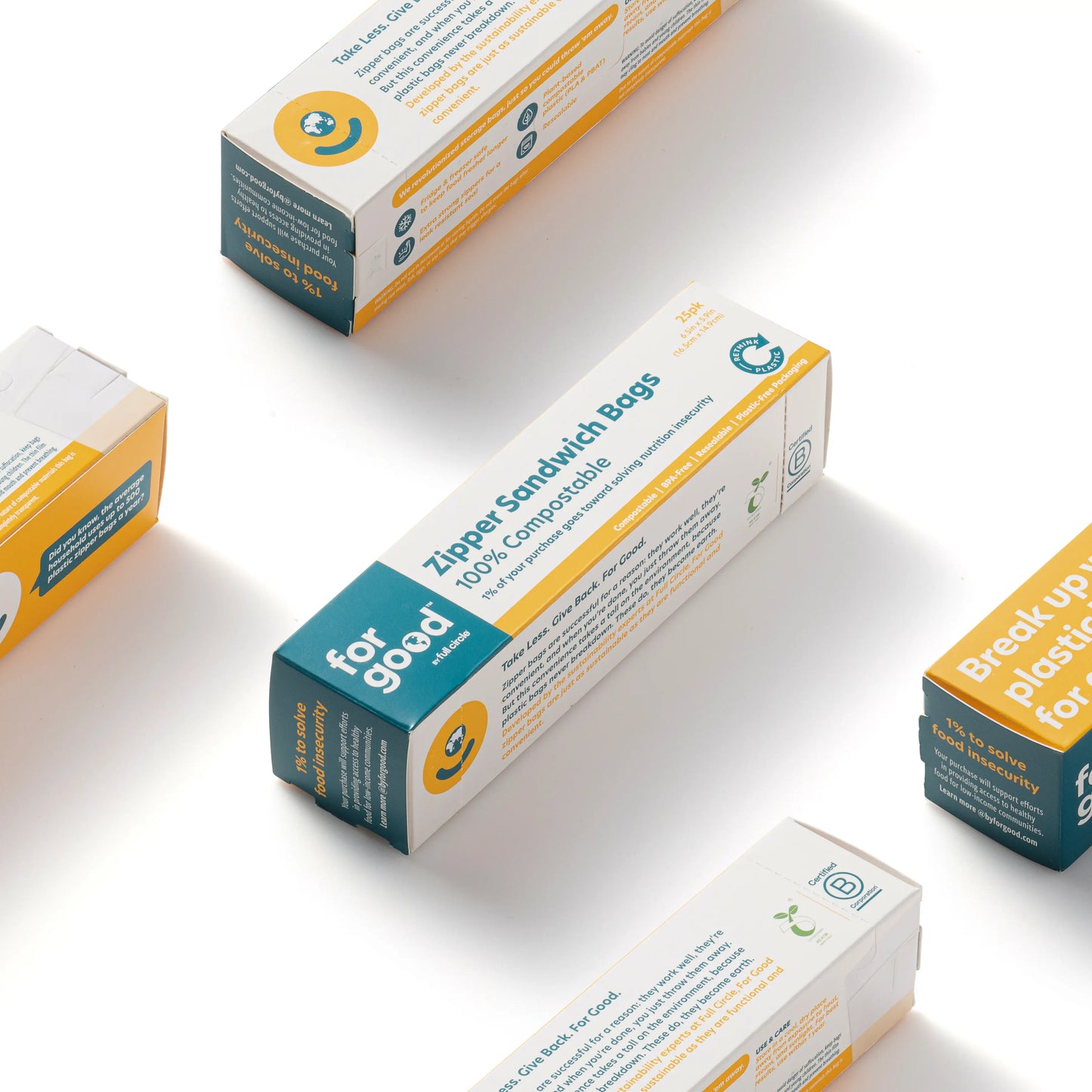 For Good Compostable Sandwich Bags (25pk)