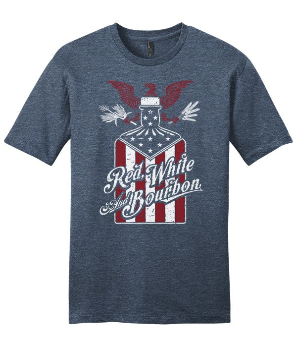 Bourbon Shirt -Red, White and Bourbon T-Shirt