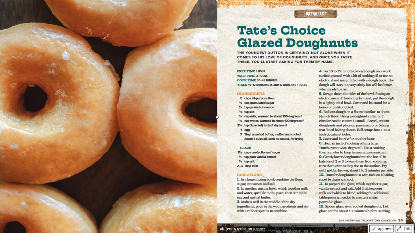 The Unofficial Yellowstone Cookbook