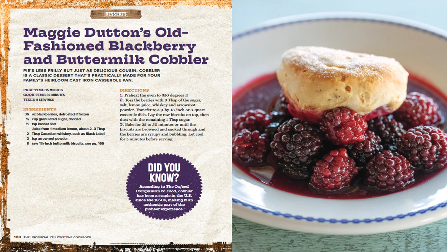 The Unofficial Yellowstone Cookbook