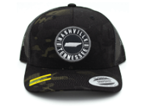 Nashville TN Hat Nashville Tennessee State Patch Trucker