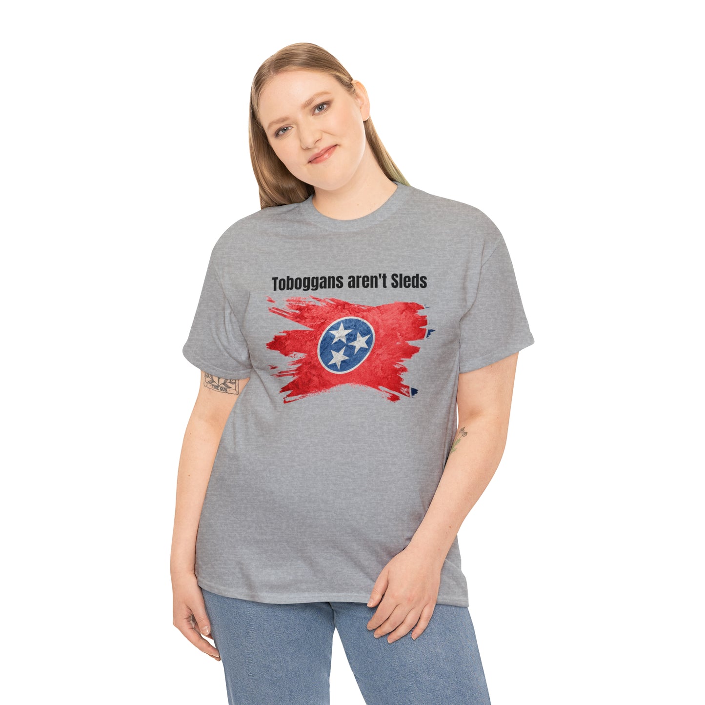 TN Sayings T-Shirt - Toboggans Aren't Sleds
