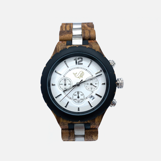 Men's Watch W/Genuine Wood - the "Anchor"