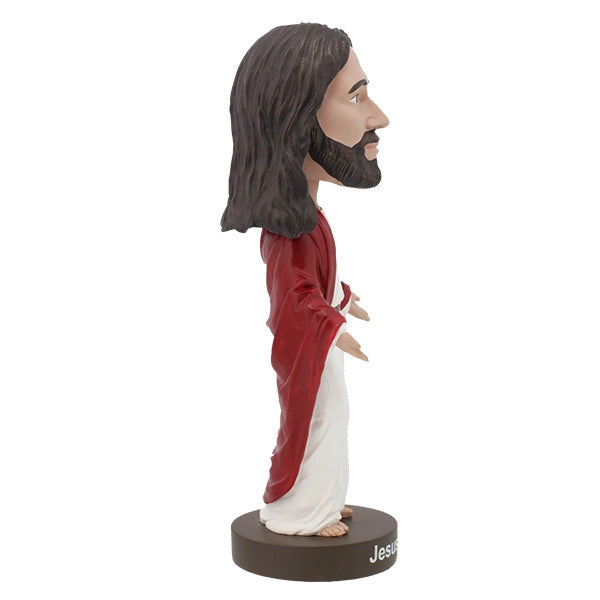 Bobbleheads | Jesus Christ Bobblehead | Royal Bobbles side view of Jesus Christ bobblehead figurine