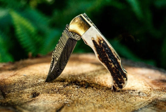 Deer Antler Pocket Knife