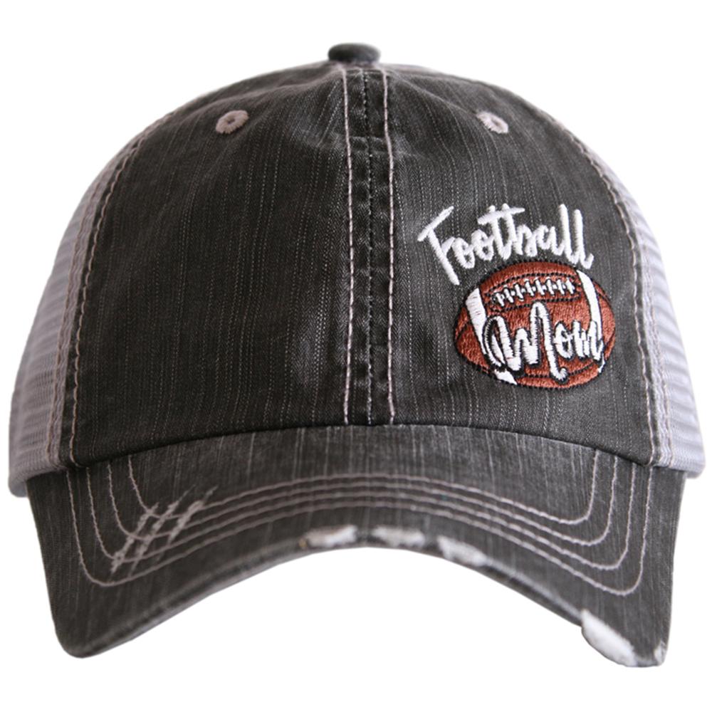 Football Mom Side Patch Trucker Hats