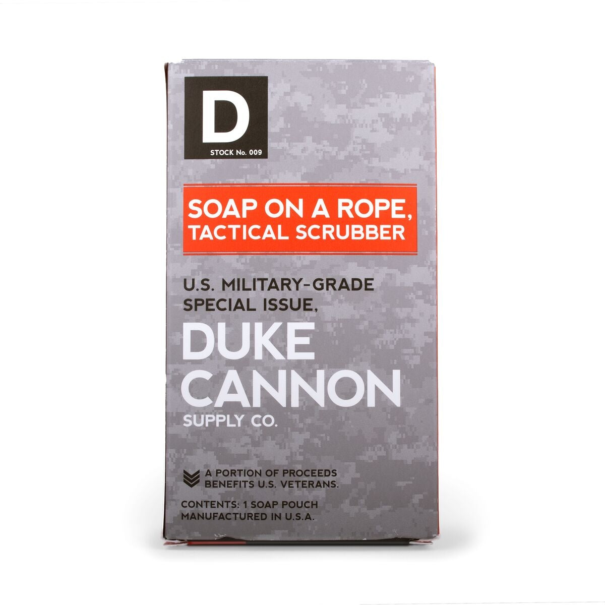 Men's Grooming - Duke Cannon - Tactical Soap on a Rope Scrubbing Pouch