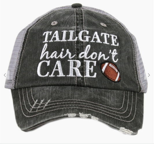 Tailgate Hair Don't Care Trucker Hats